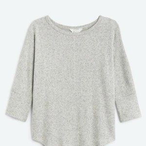 NWT Market & Spruce Liraven V Neck Dollman Knit Top Size Small